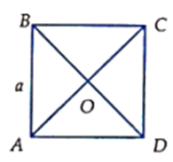 Cho hình vuông ABCD có cạnh là a. O là giao điểm của hai đường chéo. Tính | vecto OA - vecto CB| (ảnh 1)