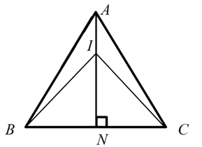 Cho tam giác ABC đều cạnh bằng a. Tập hợp các điểm M thỏa mãn đẳng thức 4M(A^2) + M(B^2) + M(C^2) = 5(a^2)/2] nằm trên một đường tròn (C) có bán kính R. Tính R (ảnh 1)