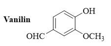 Trong vỏ quả cây vanilla có hợp chất mùi thơm dễ chịu, tên thường là vanillin. Công thức cấu tạo của vanillin được cho ở hình bên.

Mẫu vanillin đủ tiêu chuẩn dùng trong công nghiệp sản xuất  (ảnh 1)