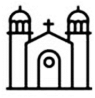 Mỗi hình vẽ dưới đây vẽ những đường nét chính của một công trình kiến trúc biểu tượng nổi tiếng trên thế giới. Hình nào không có trục đối xứng? (ảnh 2)