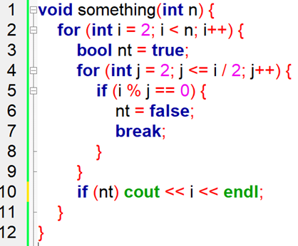 Thầy giáo cho một hàm viết bằng Python như sau:
Thầy yêu cầu học sinh cho ý kiến về ý nghĩa và độ phức tạp của hàm. Sau đây là các ý kiến: (ảnh 2)