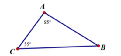 Cho hình vẽ sau, số đo của góc B là (ảnh 1)