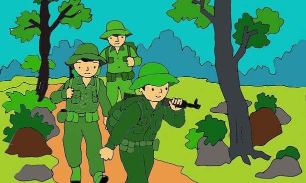 B&agrave;i h&aacute;t: Ch&uacute; bộ đội - Nhạc v&agrave; lời Ho&agrave;ng H&agrave;