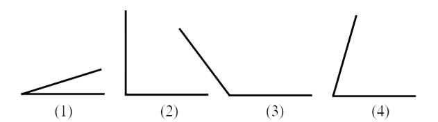 Hình vẽ nào dưới đây là góc tù? (ảnh 2)