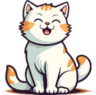 Minh Họa Vector Của Một Con Mèo Hoạt Hình Mỉm Cười Dễ Thương | Công cụ đồ họa AI Tải xuống miễn phí - Pikbest