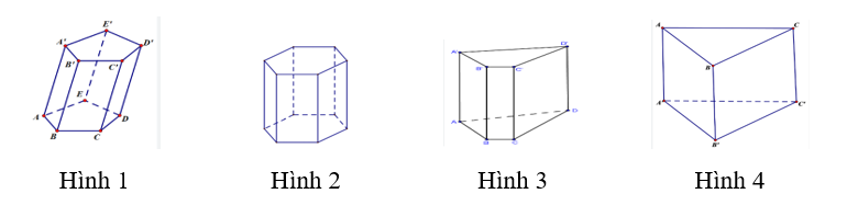 Trong các hình dưới đây, hình nào có dạng hình lăng trụ đứng tam giác? (ảnh 1)