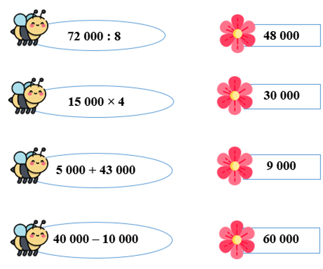 Nối các phép tính (ảnh 1)
