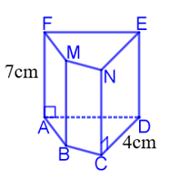Cho hình lăng trụ đứng tứ giác như hình bên. Khẳng định nào sau đây là đúng: (ảnh 1)
