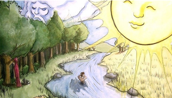 Truyện ngụ ng&ocirc;n: Gi&oacute; bắc v&agrave; mặt trời! | MN Hoa Thủy Ti&ecirc;n