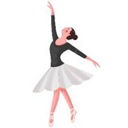 Chica Bailando Ballet Original Dibujado A Mano Dibujos Animados PNG ,dibujos Imágenes Prediseñadas De Ballet, Niña, Ballet PNG y PSD para Descargar Gratis | Pngtree