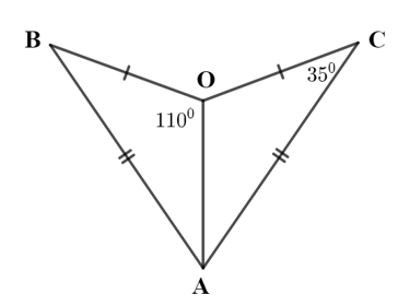Cho hình vẽ sau thì số đo góc {AOC} = ? (ảnh 1)