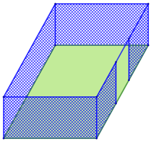 Một sân chơi thể thao hình chữ nhật rộng 10 m, dài 25 m được rào lưới bao quanh cao 2,2 m. (ảnh 1)