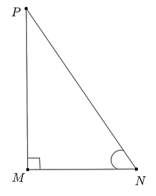 Cho tam giác MNP vuông tại M.  Khi đó, cot góc {MNP} bằng (ảnh 1)