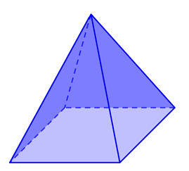 1) Bạn Hoa làm một chiếc lồng đèn hình chóp tứ giác đều có độ dài cạnh đáy bằng 25 cm (ảnh 1)