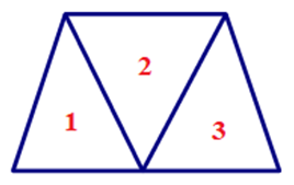 Số?   Hình bên có .... hình tứ giác	  (ảnh 2)