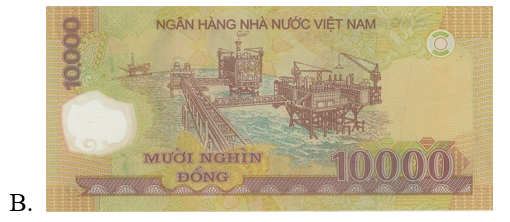 Mẹ đi mua rau hết 10 000 đồng. Hỏi mẹ chọn 1 tờ tiền nào sau đây để trả người bán hàng? (ảnh 3)
