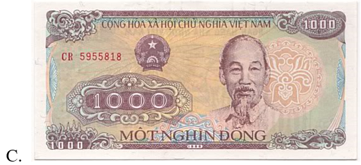 Mẹ đi mua rau hết 10 000 đồng. Hỏi mẹ chọn 1 tờ tiền nào sau đây để trả người bán hàng? (ảnh 4)