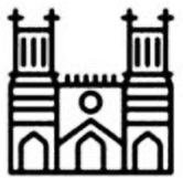 Mỗi hình vẽ dưới đây vẽ những đường nét chính của một công trình kiến trúc biểu tượng nổi tiếng trên thế giới. Hình nào không có trục đối xứng? (ảnh 4)