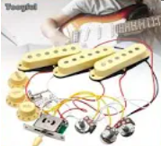 Đàn guita điện khi hoạt động, các dây đàn dao động tạo ra một từ trường biến thiên (ảnh 1)