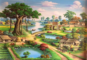 Em hãy tìm một từ ngữ phù hợp với nội dung bức tranh sau và đặt câu với từ ngữ đó:  (ảnh 1)