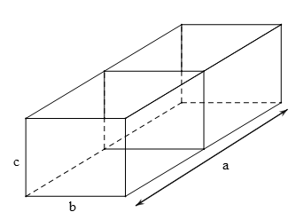 Để làm một bể chứa dạng hình hộp chữ nhật gồm hai ngăn không nắp với thể tích 750m3 người ta đã cắt các tấm inox ghép lại với ba kích thước (ảnh 1)