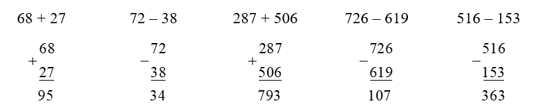 Đặt tính rồi tính.  68 + 27 (ảnh 1)