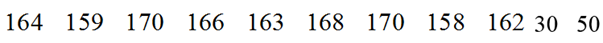 Cho mẫu số liệu sau:  Hãy tìm tứ phân vị, khoảng tứ phân vị, khoảng biến thiên, giá trị bất thường của mẫu số liệu trên. (ảnh 1)