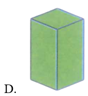 Hình nào dưới đây là khối trụ?  (ảnh 4)