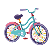 Hình ảnh Phim Hoạt Hình Xe đạp Trẻ Em Với Màu Sắc Tươi Sáng Và Bánh Xe Màu Hồng Vectơ PNG , Xe đạp, Clip Nghệ Thuật, Hoạt Hình PNG và Vector