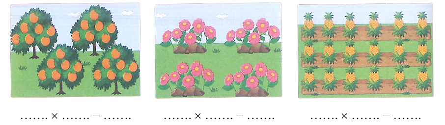 Viết phép nhân thích hợp.  (ảnh 1)