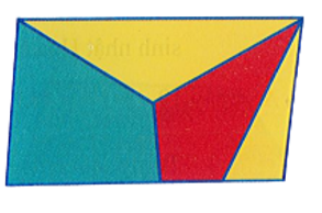 Số?  Hình bên có:  ….. hình tam giác và ….. hình tứ giác. (ảnh 1)