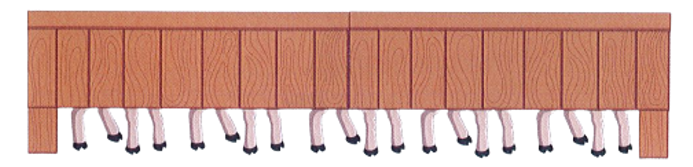 Quan sát bức tranh rồi viết phép nhân hoặc phép chia thích hợp:  Có bao nhiêu con dê? (ảnh 1)