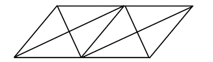 Hình vẽ dưới đây có:    	A. 3 hình bình hành.	B. 4 hình bình hành. (ảnh 1)