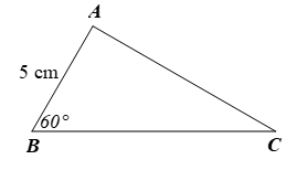 Cho tam giác ABC vuông tại A, có góc ABC = 60 độ  (ảnh 1)