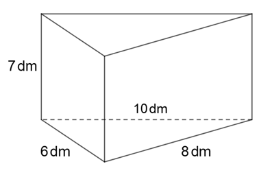 Anh Nam dùng các tấm kính cường lực hình chữ nhật để làm một bể cá có đáy là tam giác như hình vẽ. (ảnh 2)