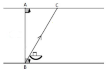 Một chiếc xuồng máy qua sông từ vị trí B hướng tới vị trí A. Tuy nhiên do nước chảy nên (ảnh 1)