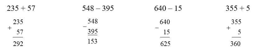 Đặt tính rồi tính:  235 + 57 (ảnh 1)