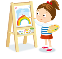 Vẽ Tranh, Trẻ Em, Mầm Non, B&eacute; G&aacute;i, C&ocirc; B&eacute;, Tải h&igrave;nh PNG 190 -  Free.Vector6.com