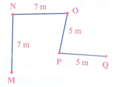 Tính độ dài đường gấp khúc MNOPQ  (ảnh 1)