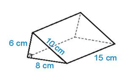 Cho lăng trụ đứng có đáy là tam giác vuông trong hình bên. (ảnh 1)