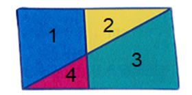 Điền vào chỗ trống:  Hình bên có:  ….. hình tam giác và…..hình tứ giác.	  (ảnh 2)