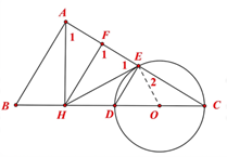 a) Sai.  X&eacute;t \[\Delta AEB\] v&agrave; \[\Delta EIB\], c&oacute;: (ảnh 1)