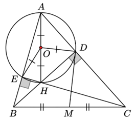 Do đ&oacute;, \[ME\] l&agrave; tiếp tuyến của \[\left( O \right)\] hay (ảnh 1)