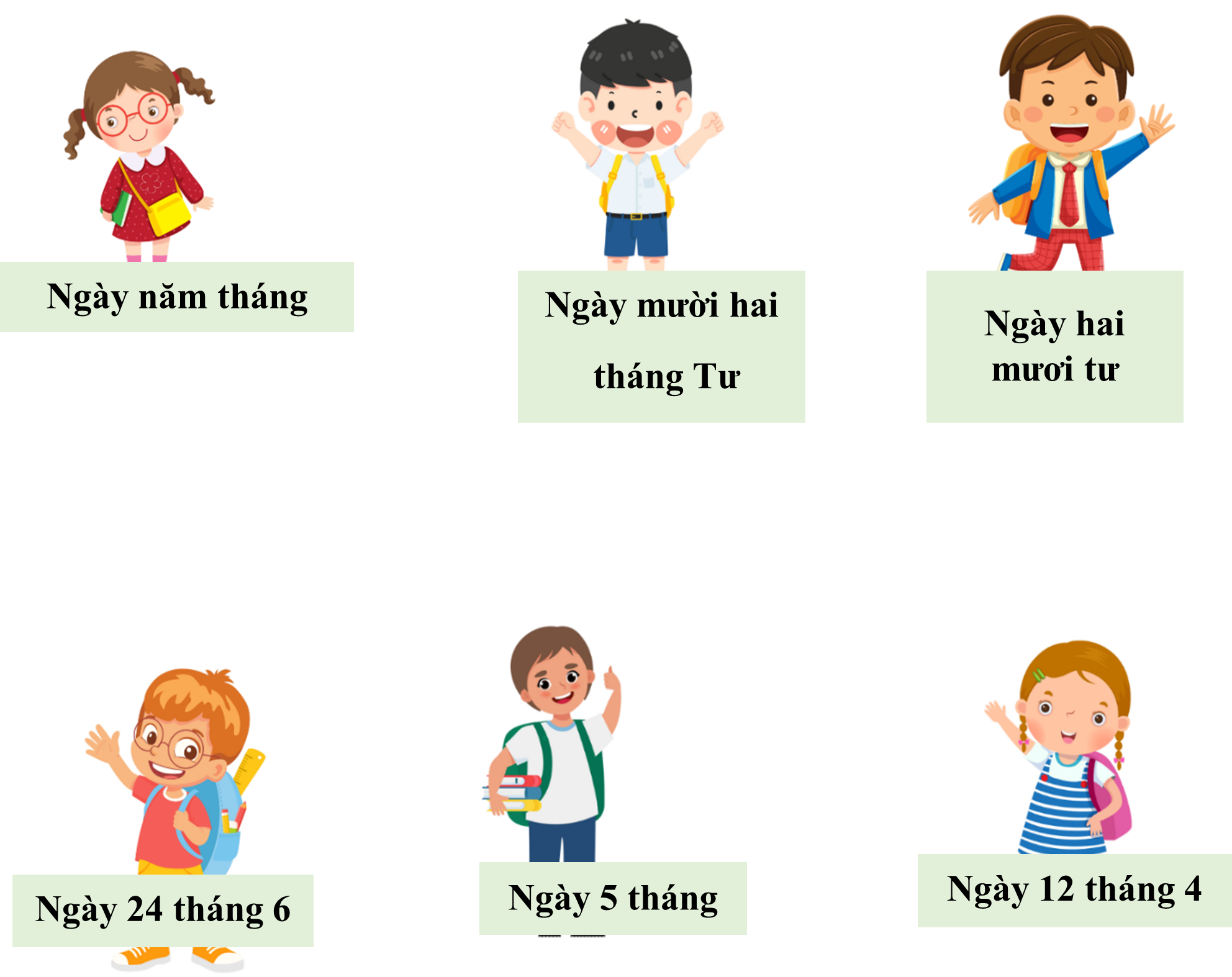 Nối các bạn có cùng ngày sinh: (ảnh 1)