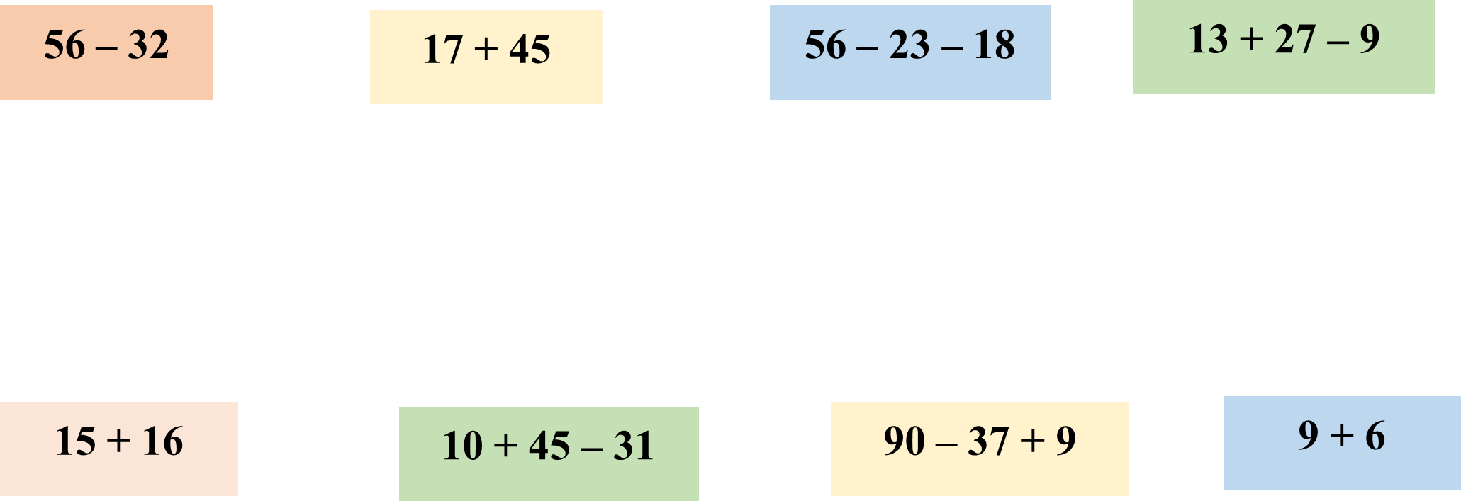 Nối các phép tính có kết quả bằng nhau: (ảnh 1)