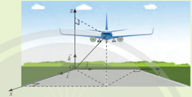 Do đ&oacute;, độ cao của m&aacute;y bay so với mặt đất l&agrave; \(7\) km. (ảnh 1)