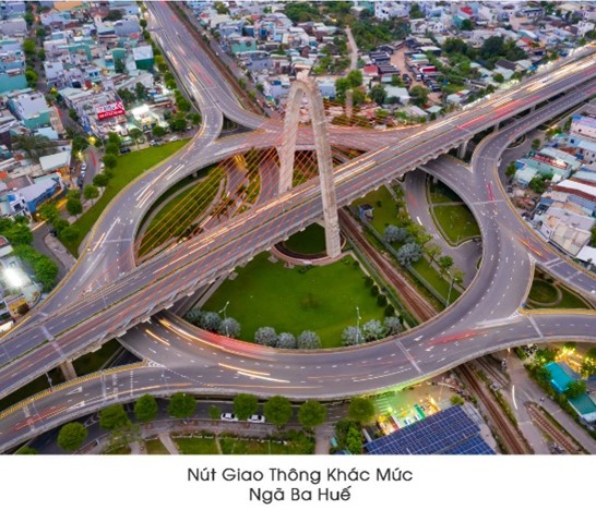 Vậy: N&uacute;t giao th&ocirc;ng tr&ecirc;n l&agrave; n&uacute;t giao th&ocirc;ng kh&aacute;c mức. (ảnh 1)