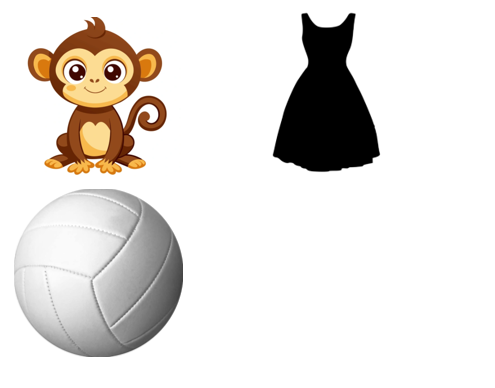 Write the color of these things. Example: The apple is red (ảnh 2)