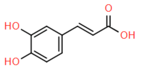 Caffeic acid là một hợp chất có trong hầu hết thực vật, đặc biệt là cà phê, rau củ và trái cây. Nó nổi tiếng với khả năng chống oxy hóa mạnh, chống viêm, kháng khuẩn và hỗ trợ bảo vệ da khỏi tia cực tím (UV).  (ảnh 1)