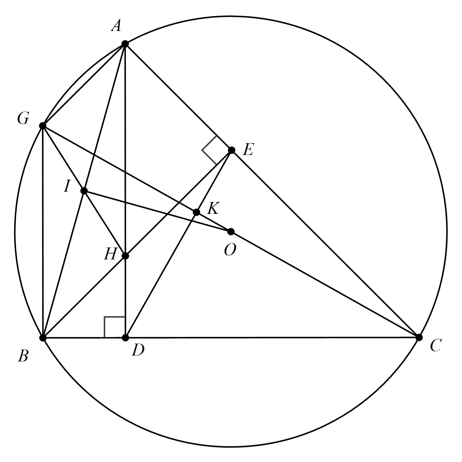 \( \Rightarrow \)\(MN \bot BE\) m&agrave; \(AC \bot BE (ảnh 1)